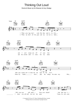 Thinking Out Loud von Ed Sheeran (Download) 