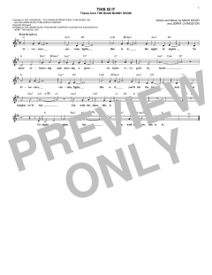 This Is It! von Mack David (Download) 