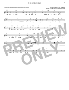 This Love Of Mine von Frank Sinatra (Download) 