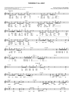 Throwing It All Away von Genesis (Download) 