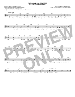 Too Close For Comfort von Jerry Bock (Download) 