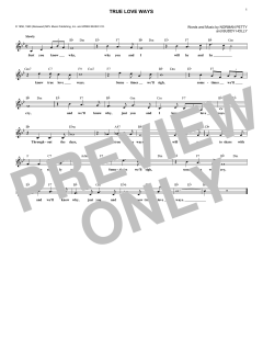 True Love Ways von Buddy Holly (Download) 