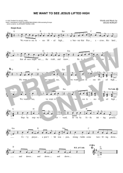 We Want To See Jesus Lifted High von Noel Richards (Download) 