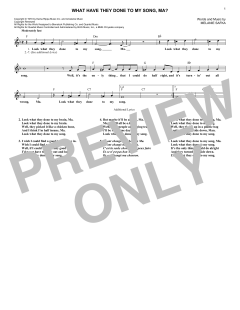 What Have They Done To My Song, Ma? von Melanie Safka (Download) 