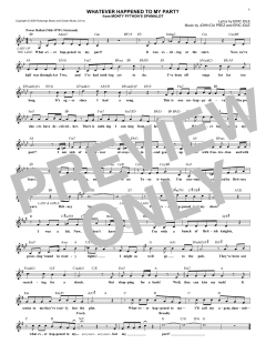 Whatever Happened To My Part? von Eric Idle (Download) 