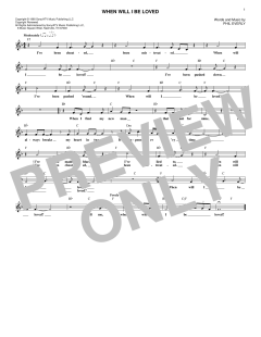 When Will I Be Loved von Linda Ronstadt (Download) 