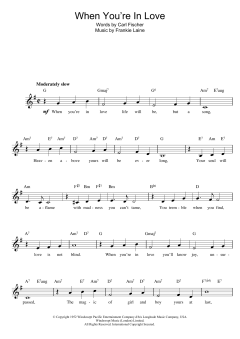 When You're In Love von Carl Fischer (Download) 