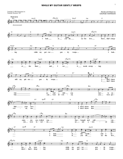 While My Guitar Gently Weeps von The Beatles (Download) 