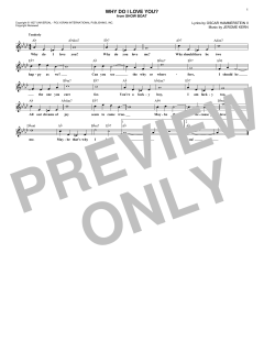 Why Do I Love You? von Jerome Kern (Download) 