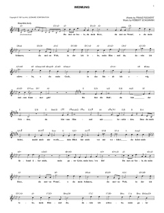 Widmung von Robert Schumann (Download) 