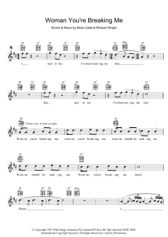 Woman You're Breaking Me von Richard Wright (Download) 