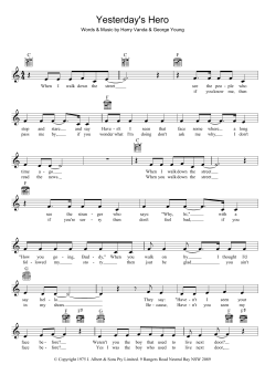 Yesterday's Hero von John Paul Young (Download) 