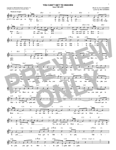 You Can't Get To Heaven von Cy Coleman (Download) 