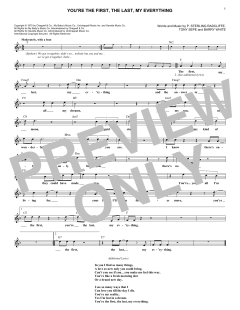 You're The First, The Last, My Everything von Barry White (Download) 