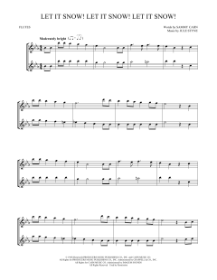 Let It Snow! Let It Snow! Let It Snow! von Jule Styne (Download) 