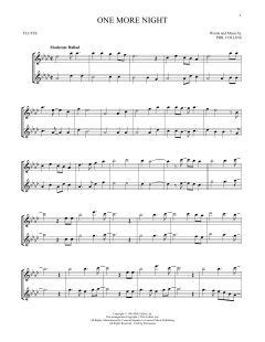 One More Night von Phil Collins (Download) 