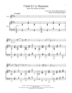 Climb Ev'ry Mountain von Richard Rodgers (Download) 