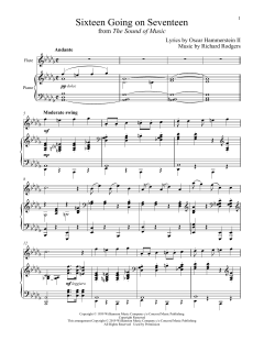 Sixteen Going On Seventeen von Richard Rodgers (Download) 