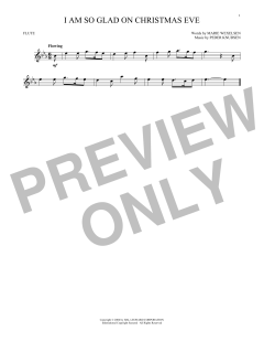 I Am So Glad On Christmas Eve von Peder Knudsen (Download) 