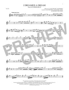 I Dreamed A Dream von Claude-Michel Schönberg (Download) 