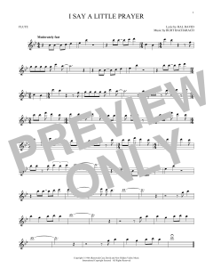 I Say A Little Prayer von Hal David (Download) 