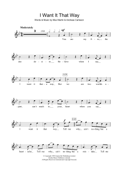 I Want It That Way von Backstreet Boys (Download) 