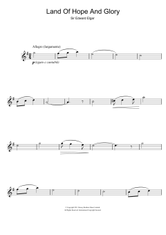 Land Of Hope And Glory von Edward Elgar (Download) 