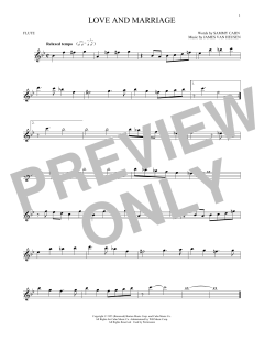 Love And Marriage von Sammy Cahn (Download) 