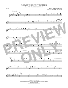 Nobody Does It Better von Carly Simon (Download) 