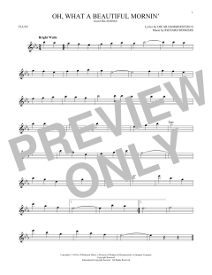 Oh, What A Beautiful Mornin' von Richard Rodgers (Download) 