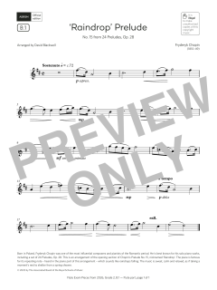 'Raindrop' Prelude von Fryderyk Chopin (Download) 
