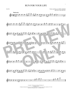 Run For Your Life von The Beatles (Download) 