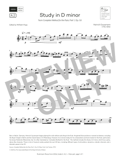 Study in D minor (Download) 