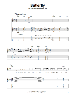 Butterfly von Jason Mraz (Download) 