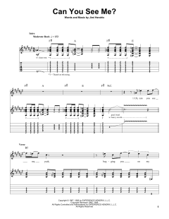 Can You See Me? von Jimi Hendrix (Download) 