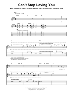 Can't Stop Loving You von Van Halen (Download) 