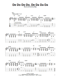 De Do Do Do, De Da Da Da von Sting (Download) 