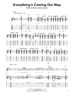 Everything's Coming Our Way von Carlos Santana (Download) 