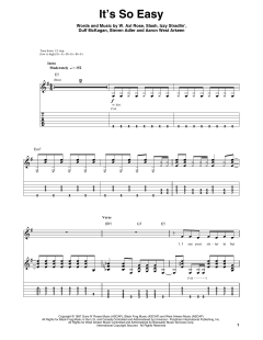 It's So Easy von Guns N' Roses (Download) 