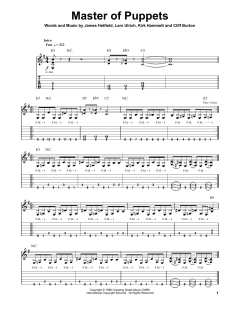 Master Of Puppets von Metallica (Download) 