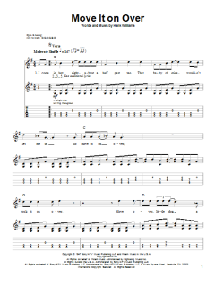 Move It On Over von Hank Williams (Download) 