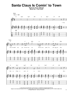 Santa Claus Is Comin' To Town von Fred Coots (Download) 