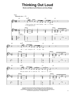 Thinking Out Loud von Ed Sheeran (Download) 