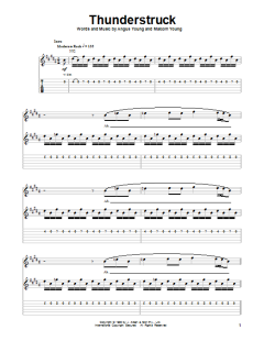 Thunderstruck von Angus Young (Download) 