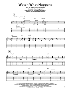 Watch What Happens von Norman Gimbel (Download) 