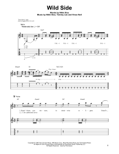 Wild Side von Motley Crue (Download) 