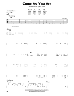 Come As You Are von Nirvana (Download) 