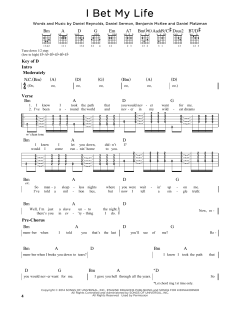 I Bet My Life von Imagine Dragons (Download) 
