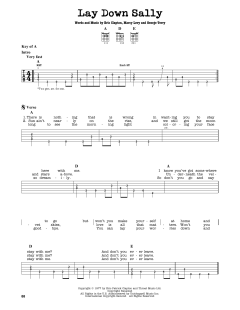 Lay Down Sally von Eric Clapton (Download) 