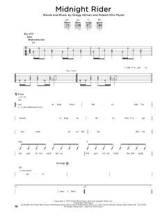 Midnight Rider von The Allman Brothers Band (Download) 